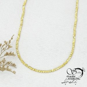 گردنبند البرنادو ظریف مشابه طلا کد 14745
