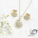 نیمست گل طرح طلا مارک ژوپینگ کد 15456
