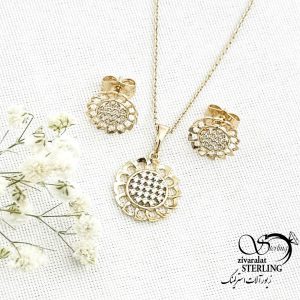 نیمست گل طرح طلا مارک ژوپینگ کد 15456