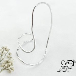 دستبند زنانه سفید طرح مدرن کد 16358