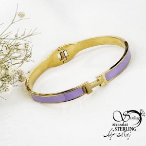 1 دستبند النگویی هرمس طرح طلا کد 17719