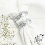 حلقه ست مدرن با نگین اتمی کد 18824