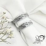 حلقه ست مردانه و زنانه طرح کلاسیک کد 18830