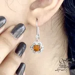 گوشواره عقیق یمن طرح آویز کد 20413