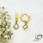 گوشواره استیل کلیپسی آویز ونکلیف کد 20488