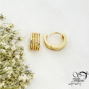 گوشواره کلیپسی طرح طلا کد 20489