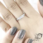 انگشتر زنانه با نگین اتمی کد 20550