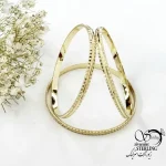 النگو بچه گانه 3میل طرح دار مارک طلاروس کد 20557