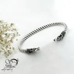 دستبند نقره النگویی (قوچ) با عیار925 کد 20595