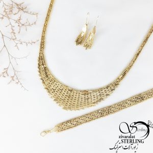 سرویس جلفا نیم دایره طرح طلا کد 11644