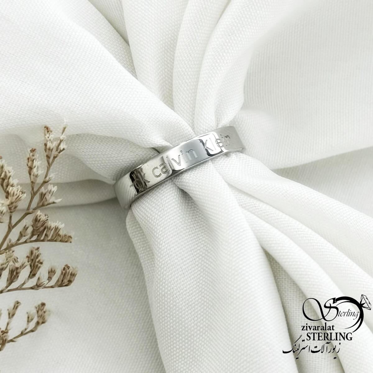 انگشتر (حلقه) استیل ck calvin klein کد 15072