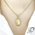گردنبند مریمی مشابه طلا کد 20518