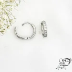 گوشواره نقره کلیپسی طرح طلا کد 20629