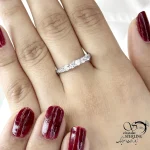 انگشتر نقره 925 عیار نگین برجسته کد 20634