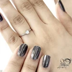 انگشتر طرح طلا نقره 925 عیار فری سایز کد 20697