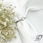 انگشتر طرح طلا نقره 925 عیار فری سایز کد 20697