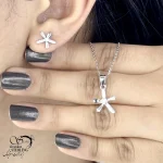 نیمست ستاره نقره با عیار925 کد 20727