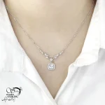 گردنبند جواهری نقره ایتالیا کد 20747