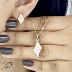 نیمست لوزی طرح طلا برند ژوپینگ کد 21004