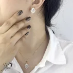 نیمست جواهری روکش آب طلا برند ژوپینگ کد 21005