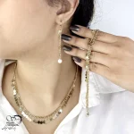 سرویس پولکی طرح طلا برند ژوپینگ کد 21006