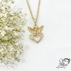 گردنبند قلب و فرشته برند ژوپینگ کد 21010