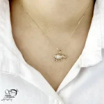 گردنبند ژوپینگ طرح فیل کد 21011