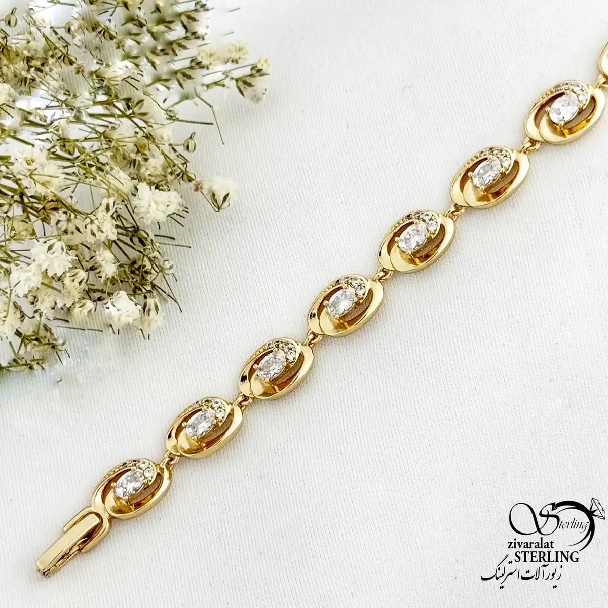 دستبند جواهری مارک ژوپینگ کد 21014