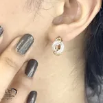 گوشواره ژوپینگ طرح کارتیر کد 21041