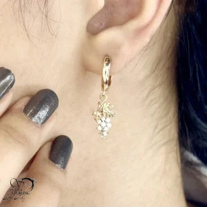 گوشواره آویز جواهری ژوپینگ کد 21042