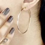 گوشواره ژوپینگ حلقه ای سایز 5 کد 21050