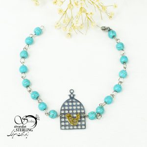 دستبند استیل زنانه مرغ آمین 6449 دستبند استیل زنانه مرغ آمین 6449