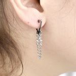 گوشواره ستاره تو خالی برند استیل کد 8612