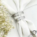انگشتر (حلقه) زنانه نقره 925 عیار نگین دار کد 21183