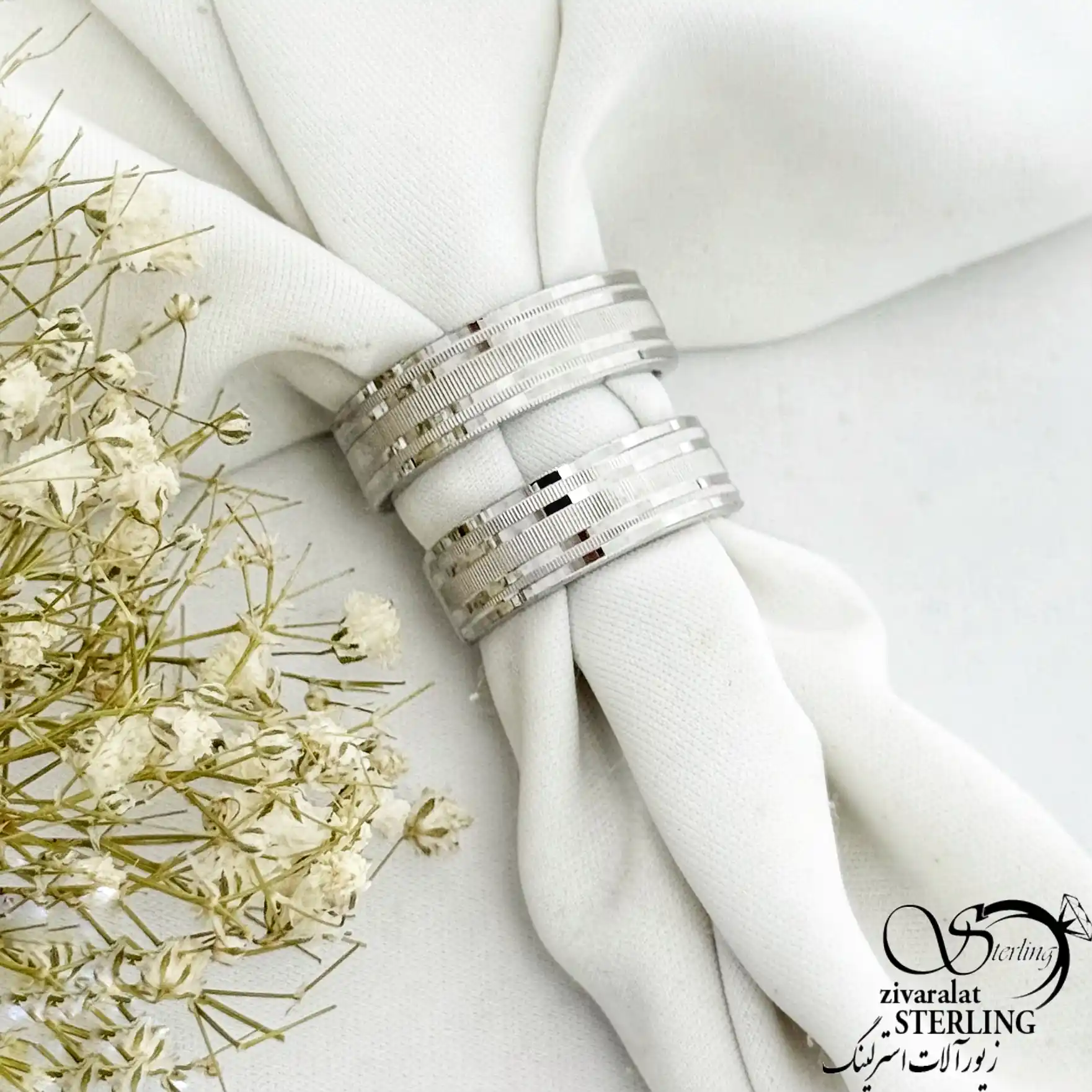 21185-n-9870-1.webp حلقه ست طرح خطی با نقره ایتالیا کد 21185 - Image 1