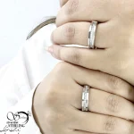 حلقه ست نقره چند ضلعی با عیار925 کد 21193 - Image 2