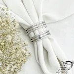 حلقه ست نقره کلاسیک با عیار925 ساخت ایتالیا کد 21198