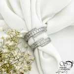 حلقه ست نقره کلاسیک عیار925 کد 21201