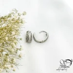 گوشواره کلیپسی نقره 925 عیار ایتالیا کد 21282