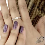 انگشتر ظریف طرح قلبی با نقره 925 عیار کد 21294 - Image 2