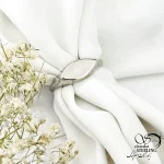 انگشتر آینه ای ساده نقره ایتالیا کد 21304