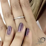 انگشتر نقره بینهایت طرح کلاسیک کد 21311 - Image 2