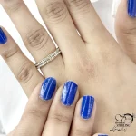 انگشتر استیل دور نگین طرح طلا کد 20982 - Image 3