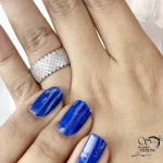 انگشتر نقره پرنس (فول نگین) با عیار925 سایز6 کد 20983 - Image 3