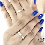 حلقه ست نقره چند بعدی عیار925 کد 20997