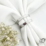 حلقه ست نقره چند بعدی عیار925 کد 20997