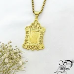 گردنبند مجلسی زنانه مشابه طلا کد 21063