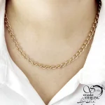 زنجیر (گردنبند) طرح کارتیر برند ژوپینگ مشابه طلا کد 21100 - Image 2