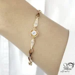 دستبند مدرن برند ژوپینگ مشابه طلا کد 21109 - Image 2
