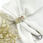 انگشتر مردانه حرزدار نقره عیار 925 ساخت ایتالیا کد 21393
